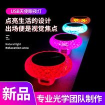 German car usb car interior led car atmosphere light colorful night light free wiring wireless modification decorative supplies