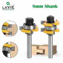8 handles 12 handles 1 2 handles 3-tooth T-shaped mortise and tenon knife panel knife floor knife mortise and tenon knife woodworking milling cutter