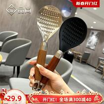 Food grade non-stick rice spoon household 316 stainless steel rice spoon upright rice spoon rice cooker rice shovel