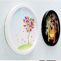Round table hanging wall thickened photo frame creative home decoration picture frame photo studio combination photo wall customization