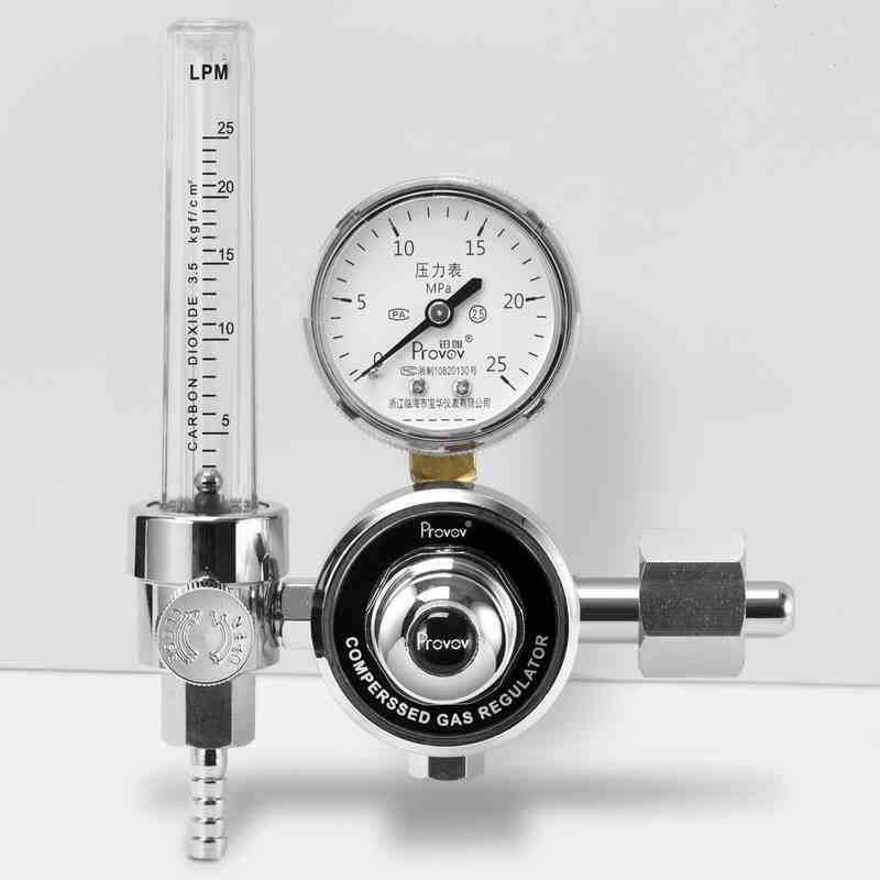 New platinum-only standard gas flow meter pressure reduction pressure gauge YQB71L laboratory exhaust detection precision-positive-Taobao
