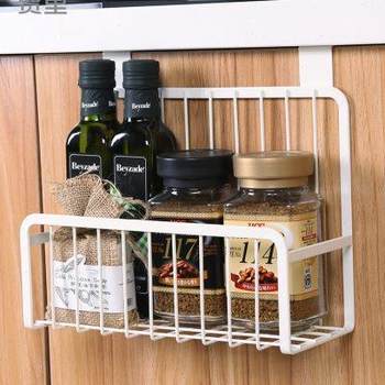 Heli gulek small fresh wall-mounted door cabinet hanging basket kitchen cabinet hanging seasoning bottle storage storage hanging