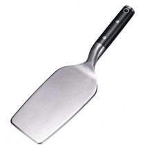 Stainless steel thickened tile knife through the integrated bricklaying knife bricklayer chop brick chop large shovel wall building tool curved handle