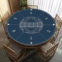 Round tablecloth Texas Holdem special table mat Texas Holdem tablecloth pad playing poker thickened desktop tablecloth