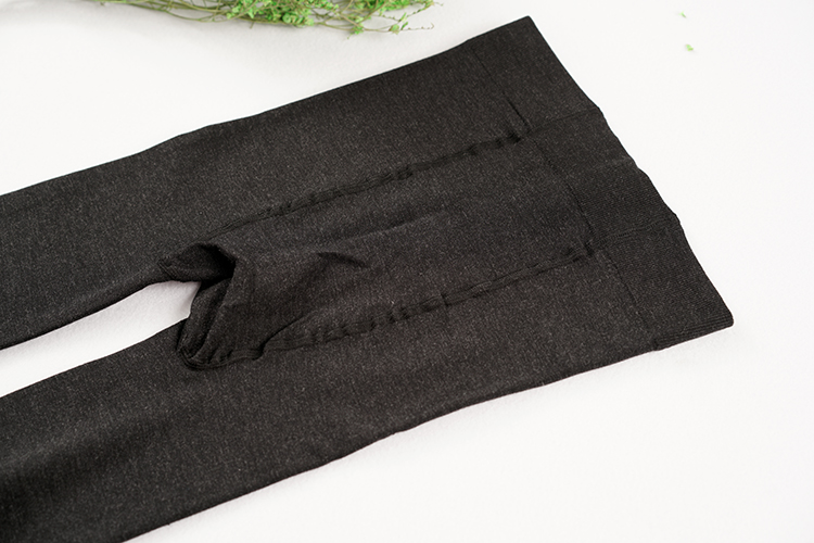 Quần legging Diear Lanmendi 8301 Mùa xuân và mùa thu mặc quần lửng và chân cao cấp cashmere quần tất lót lông