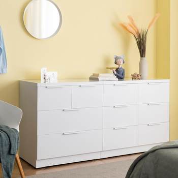 Xingong's new style chest of cabinet bedroom storage cabinet 2023 nordic simple living room light luxury 55cm metal large capacity wardrobe