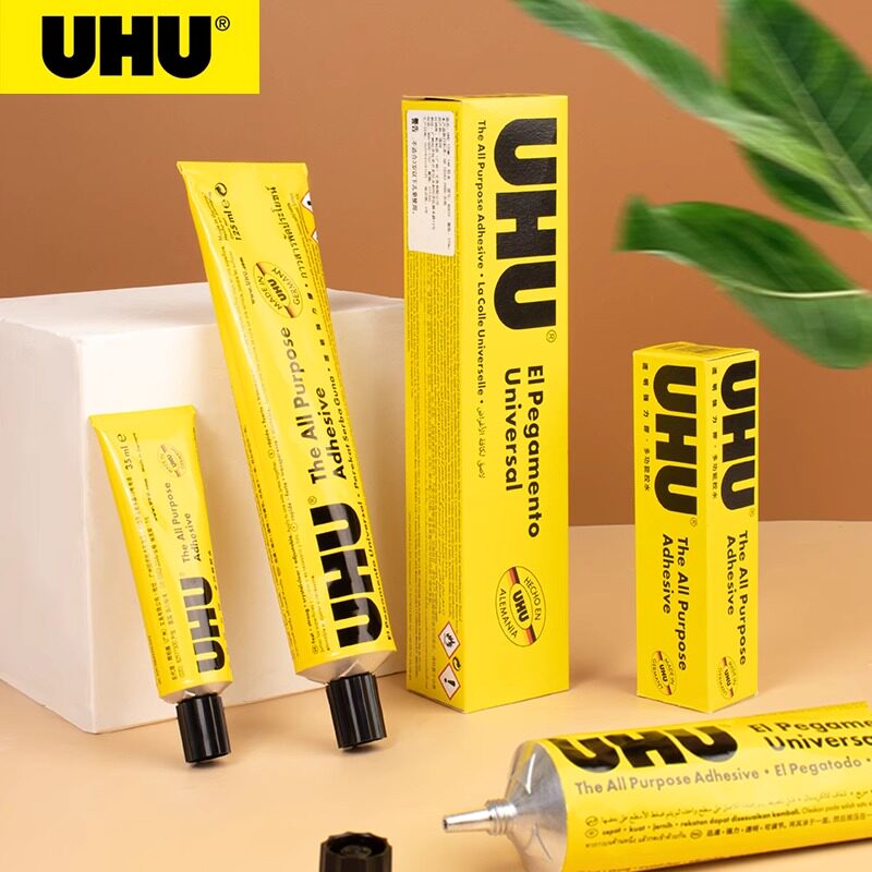 辉柏嘉UHU强力胶水补鞋胶模型金属玻璃塑料手工DIY制作木工专用胶补鞋粘鞋透明胶水软性粘合剂粘得牢旗舰店