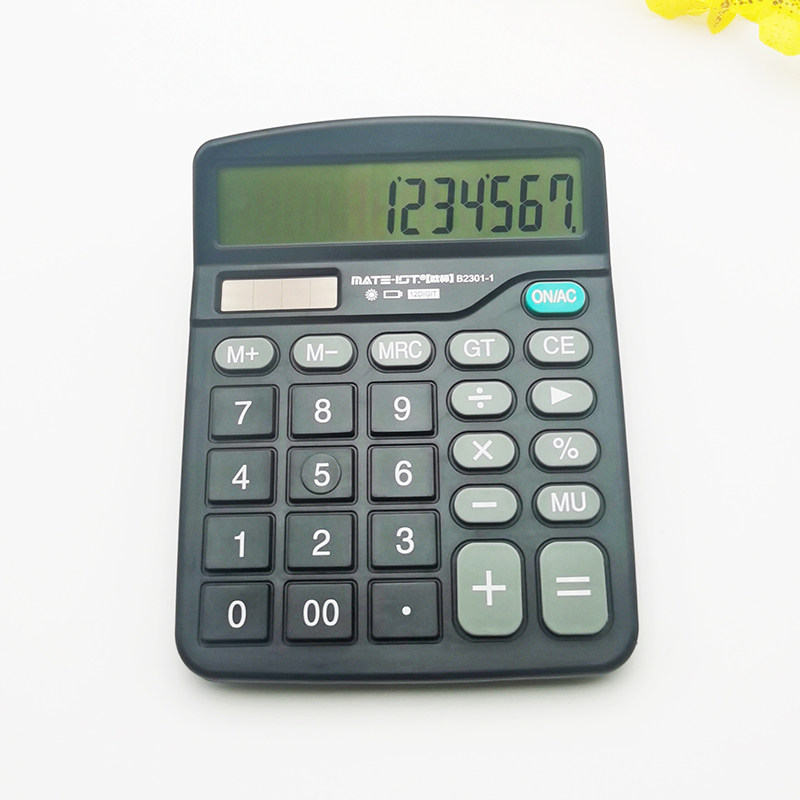 欧标办公桌面计算器12位数显 宽屏显示计算器 B2305/B2306/B2307/B2308/B2309/B2301-1官方旗舰店欧菲斯