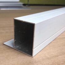 特厚瓷砖灶台立柱收封边卡槽铝材砖夹橱柜白色铝合金方管全套配件