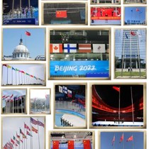 Outdoor stainless steel flagpole tapered outdoor floor-standing flagpole Mimi flagpole government school construction site project department