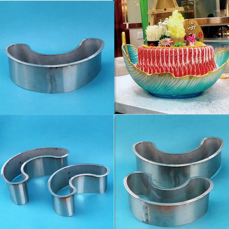Seafood Sashimi Plating Mold, Wagyu Snowflake Beef Ice Mold, Plating Beef Sashimi Decoration
