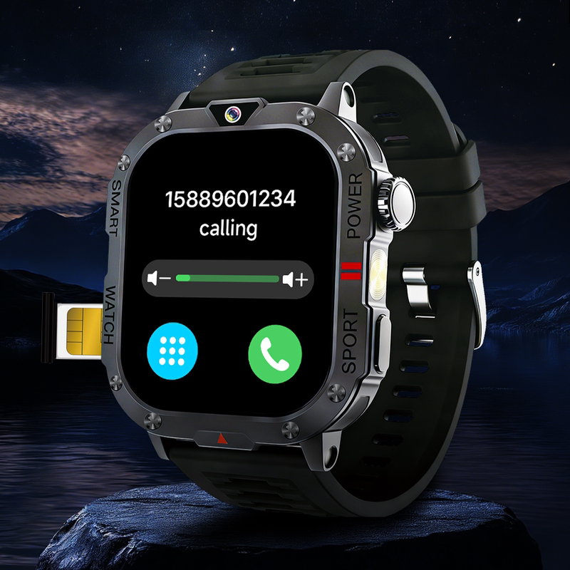 Huaqiangbei Overseas Version Bw18 Smart Watch/Insert Sim Card/Independent Calling/Heart Rate, Blood Oxygen, Blood Pressure/Sports