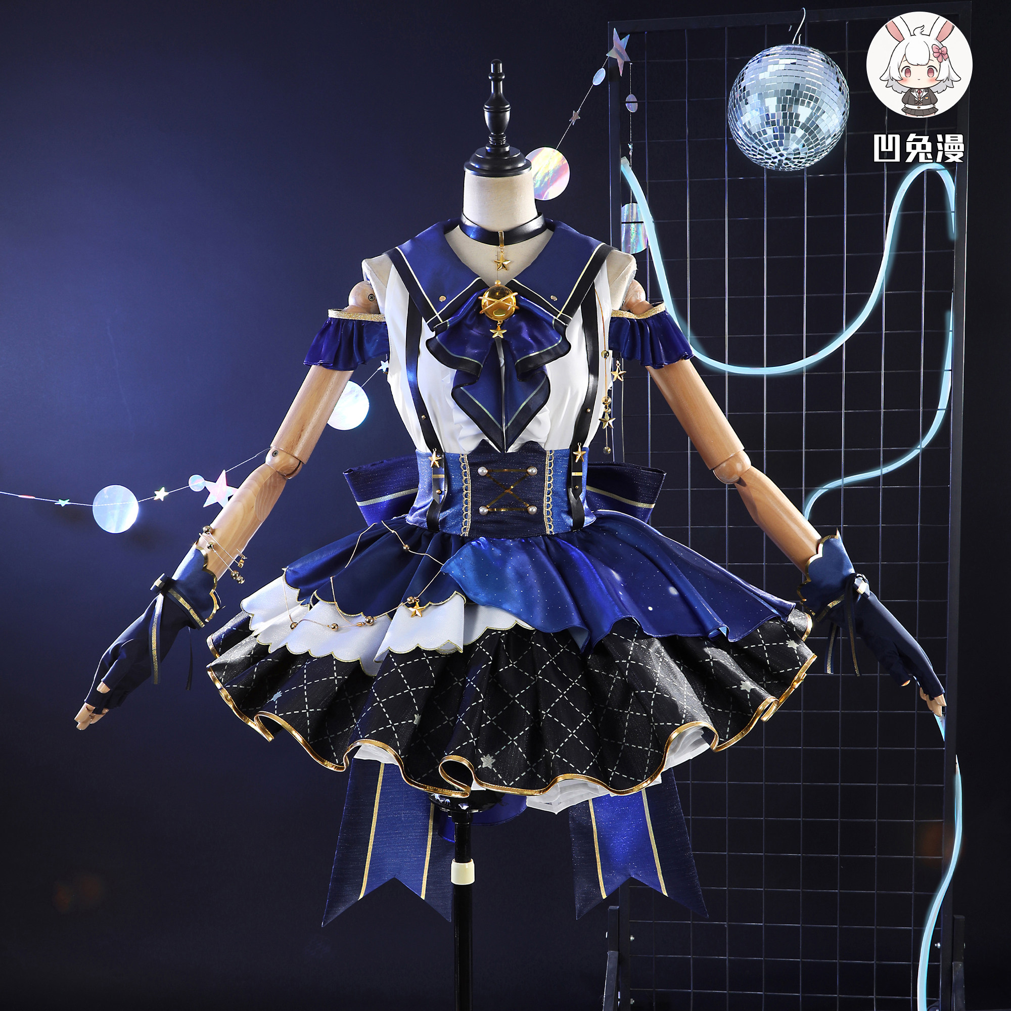 Вогнутый кролик man spot lovelive Muse новая открытка night sky cat косплей с полным спектром услуг cos