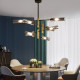 New Living Room Chandelier Nordic Post-Modern Light Luxury Simple Internet Celebrity Designer Minimalist Art Dining Room Bedroom Lighting Fixtures