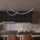 Restaurant Chandelier Italian Minimalist 2024 New Designer Line Art Personality Creative Living Room Bar Counter Model Room