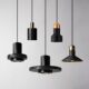 Minimalist Black Hole Stone Simple Modern Chandelier Designer Italian Restaurant Bar Bedroom Bedside Lamp Decorative Small Chandelier