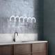 Oblure Memphis U-Shaped Restaurant Chandelier Nordic Designer Model Room Study Bar Led Strip Chandelier
