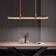 Designer Bar Counter Restaurant Chandelier Modern Minimalist Dining Table Dining Room Long Strip Minimalist Glass Model Room Lamp