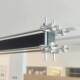 Minimalist Designer Optical Axis Dining Room Chandelier, Simple Light Luxury Industrial Style Villa Bar Counter Study Office Linear Light