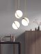 Scandinavian Simple Modern Personalized Glass Ball Chandelier Clothing Store Window Restaurant Bar Single Head Bedroom Bedside Lamp