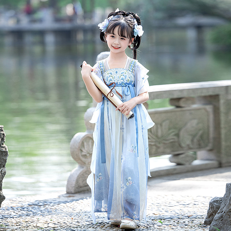 strapless open back dress TANG Dynasty Clothing Yanruyu 颜如玉 Ruqun Women's Chinese Traditional Th – Li  Hanfu main image 0