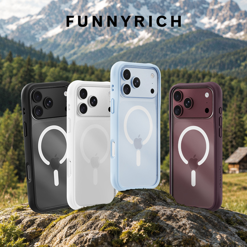[Same Style as Ju Jingyi and Chen Duling] Funnyrich New Liquid Silicone Transparent Basic Case Suitable for Apple iPhone 18/17/16/15 Pro Max Phone Case Protective Cover for Women with Magnetic Attraction