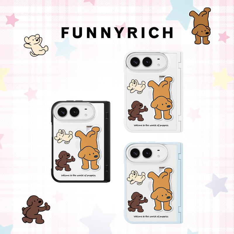 Funnyrich Stand Case Puppy's Happy World Suitable for Apple iPhone Duo Phone Case, Stylish Foldable Screen Original Non-Collision Full-Cover Matte New 18Duo Protective Case Anti-Drop Funnyrich Stand Case Puppy's Happy World Suitable for Apple iPhone Duo Phone Case, Stylish Foldable Screen Original Non-Collision Full-Cover Matte New 18Duo Protective Case Anti-Drop