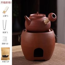 New 2022 new style old-fashioned red mud small stove Chaozhou red peat stove small wind stove outdoor tea stove Chinese style side