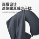 Press inflatable u-shaped pillow travel pillow inflatable portable airplane sleeping artifact ໝອນຄໍ hooded ລົດໄຟຄວາມໄວສູງ