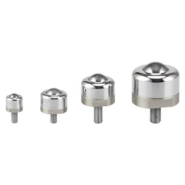 Steel ball roller cutting external thread mounting type BCBE10 20 50120 ox eye wheel with screw universal ball-Taobao