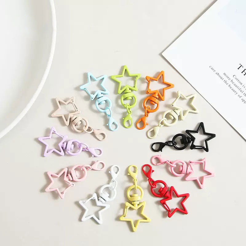 Pebble Bead Keychain, Pebble Bead Material Kit, DIY Accessories, Keychain, Phone Charm, Open Ring, Hole Punch, Decorations