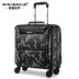 璐 Paul ngụy trang trường hợp xe đẩy nữ 16 inch nội trú nam nam phổ quát 20 inch vali nữ vali nữ - Va li vali nhựa Va li