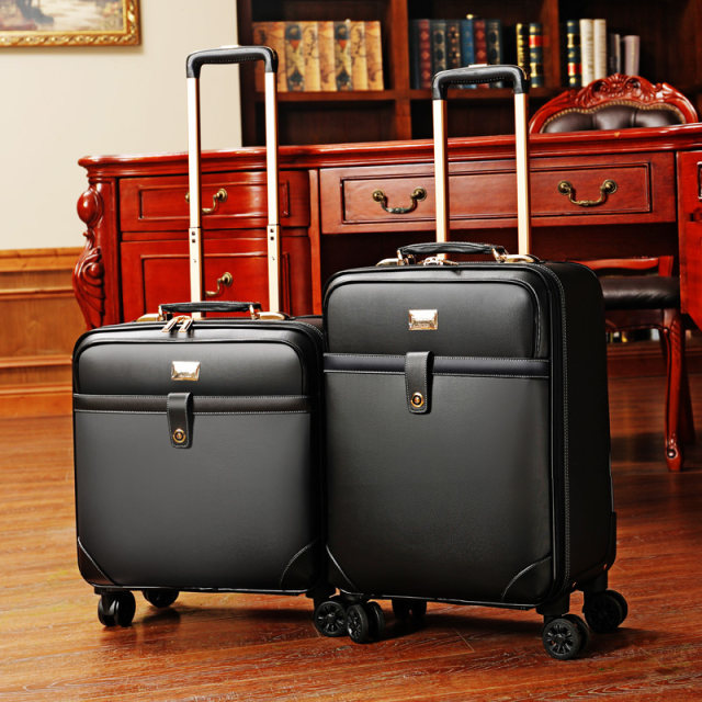 Minlu Paul luggage men's suitcase trolley case 18 inches 20 business boarding suitcase women's small password suitcase