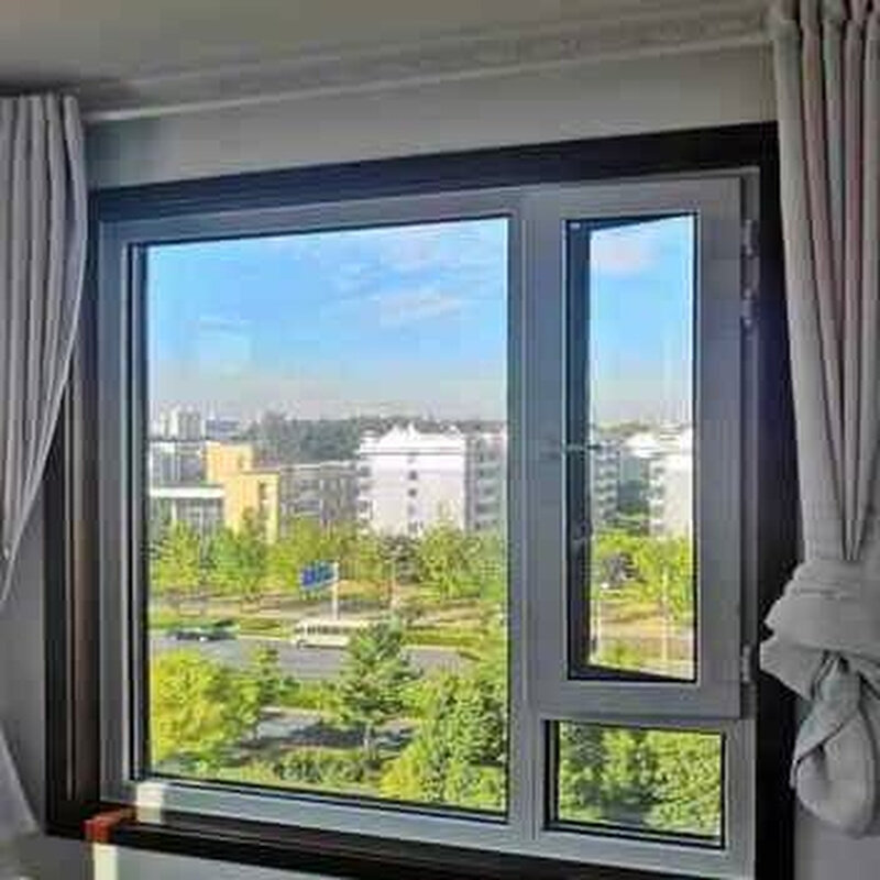 Factory pro-comfort professional soundproof windows retrofitted with three-four-layer pvb laminated rubber glass push-pull plastic-steel road noise-Taobao