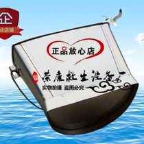 Stainless steel marine fire bucket safety bucket portable semi-cylinder fire-fighting semi-cylinder thickened iron semi-cylinder