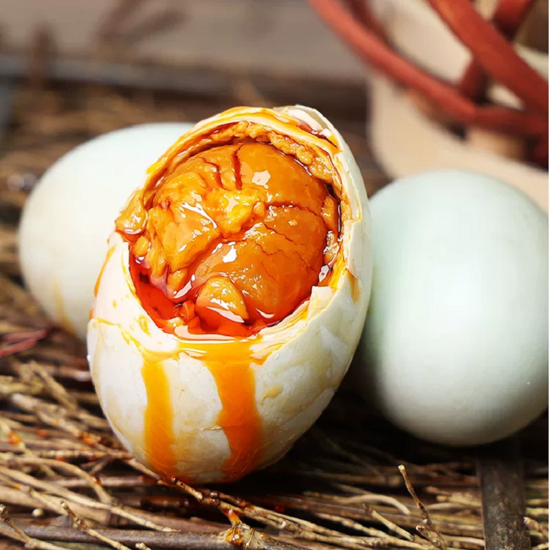 10枚！农家散养正宗海鸭蛋50-60g