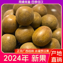 2024 New Fruit Authentic Guangxi Guilin Yongfu Luo Han Guo Fresh Dried Fruit Scented Tea Chinese Medicinal Materials Soak in Water and Drink Big Fruit
