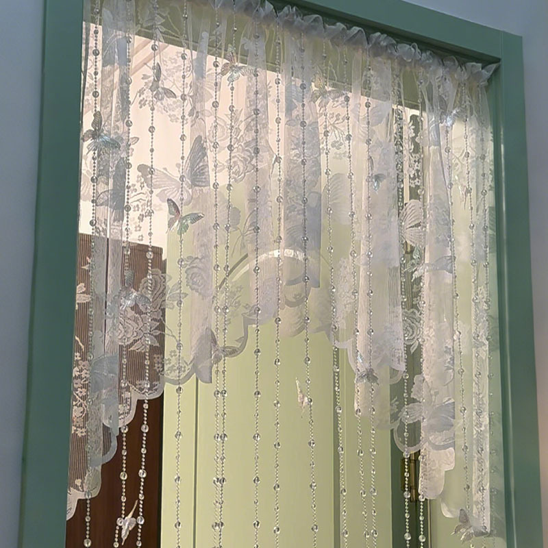 Curtain Door Curtain DIY LAOSHU Xiaohongshu Same Style Butterfly Fluttering Summer Breathable Door Curtain High Aesthetic Value 2025 New Model