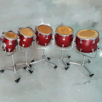 Five-note platoon drums folk orchestra five-note continuous drums national musical instruments percussion instruments timpani drums flowerpot platoon drums