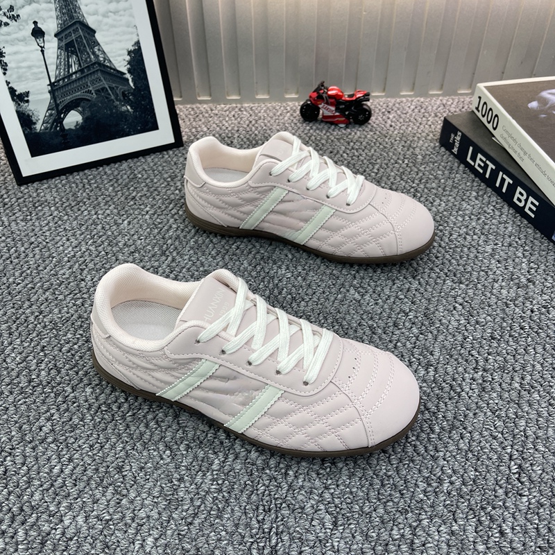 2026 New Fashion Non-Slip Retro German Training Shoes Unisex Color-Block Lace-Up Flat Casual Shoes Versatile