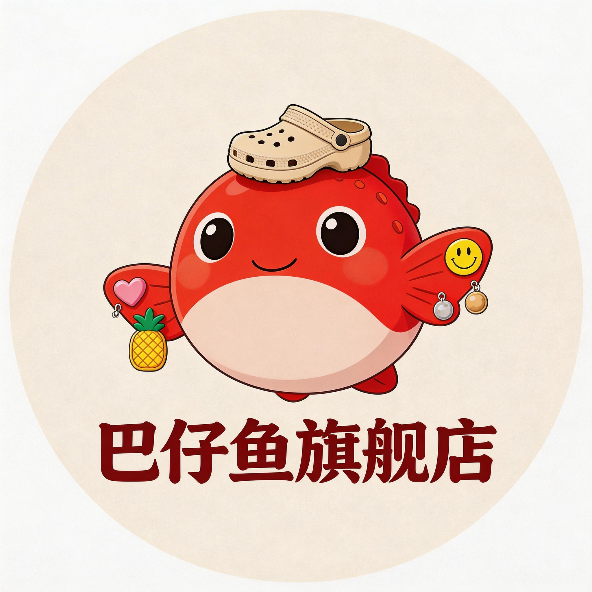 巴仔鱼旗舰店的LOGO