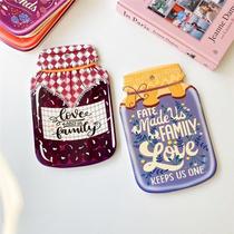 Japanese ins creative glass bottle insulation mat placemat anti-scalding dish mat vase coaster photo frame decorative mat home