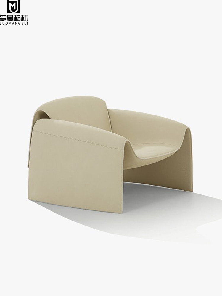 Italy minimalist modern leisure living room poliform Crab chair designer net red flat villa seat