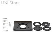 Extreme Speed ​​Router Table Insert Plate Universal Aluminum Alloy Engra
