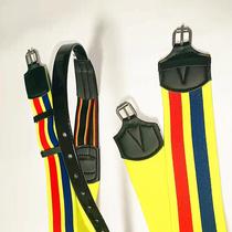Horse saddle girth horse racing saddle girth elastic girth front and back two pieces are a set of morning exercise saddle specially used for equestrian sports