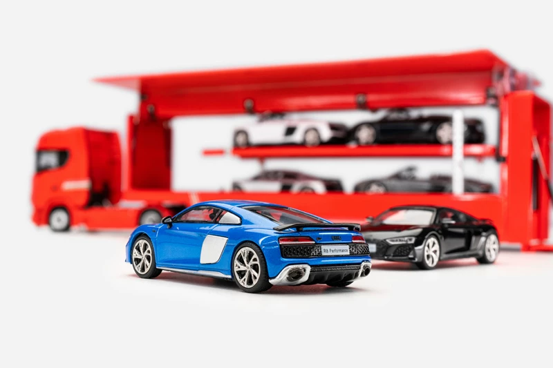 KF Qihui 1/64 Scania Транспортные автомобили двухслойная транспортная модель