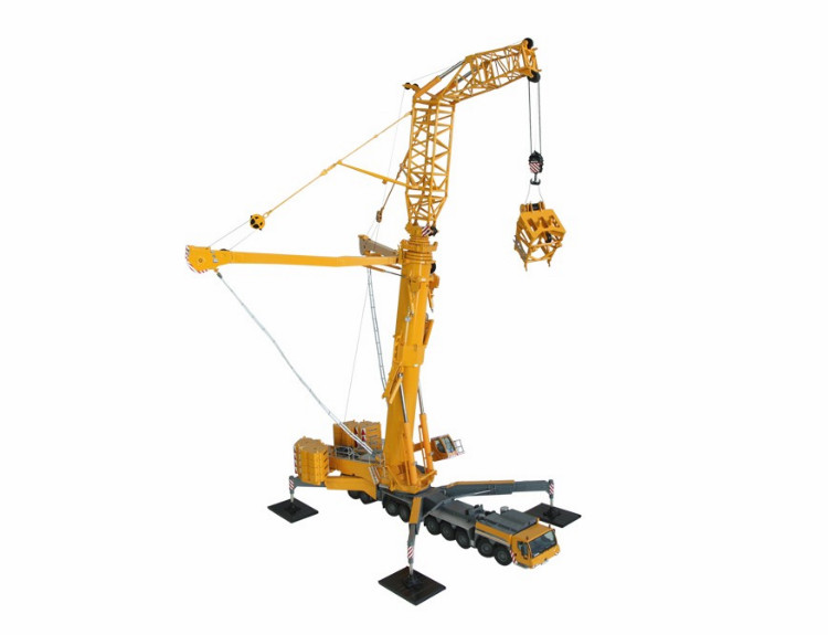 Nzg 1:50 liebherr ltm11200-9+54m side arm crane model: a