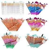 Makeup Brush 20 Diamond Shank Eyes Makeup Brush Dazzling Unicorn Eye Shadow Brush Cross Border Straight For Beauty Dresser