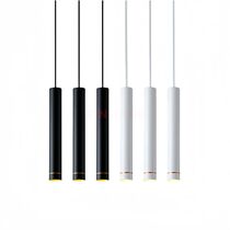 LED Pendant Light Cylindrical Long Tube Lamps Dimmable for K
