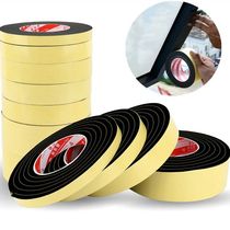 10M EVA black foam sponge rubber strip tape Strong adhesive